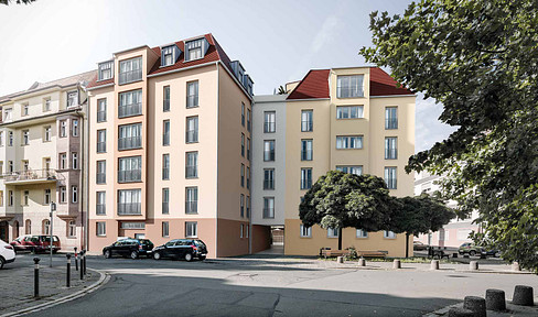 Beautiful 2-room apartment, large bedroom, south-facing balcony and daylight bathroom