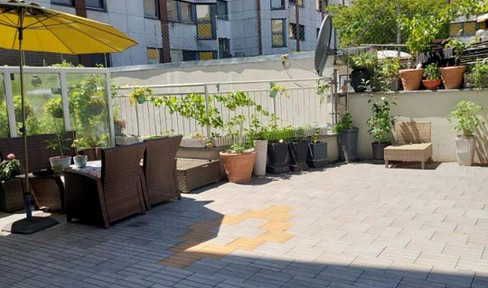 Relaxation in urban life! Top location with large sun terrace