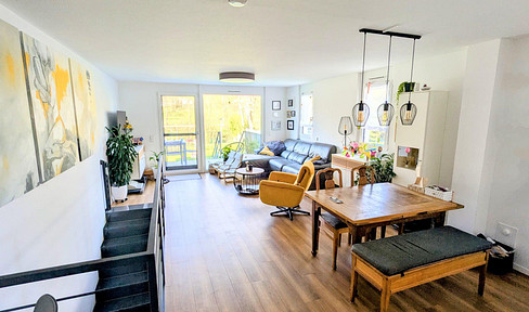4 room maisonette with garden & 2 parking spaces - living right next to the nature reserve