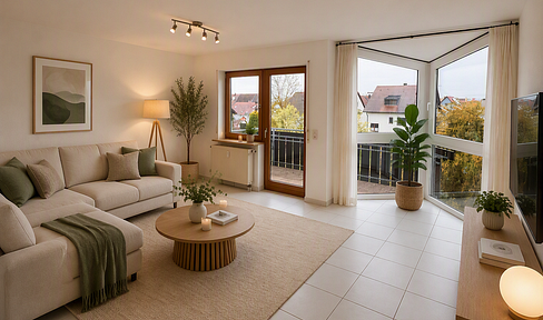 Einziehen & Wohlfühlen: Lichtdurchflutete 2-Zi-Wohnung in Maichingen