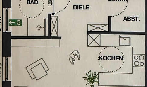 Neubau**Helle exclusive 2-Zi-Wohnung, KFW40 Plus, Süd -Balkon Erstbezug '22, geringe Nebenkosten