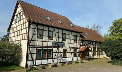 Exceptionally beautiful half-timbered house free of commission