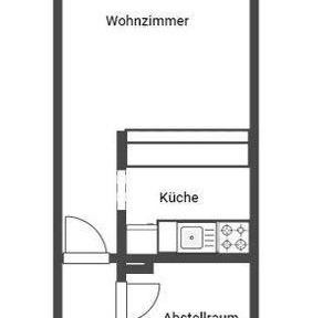 Gemütliche 1 Zimmer Wohnung in zentraler Lage von Wuppertal