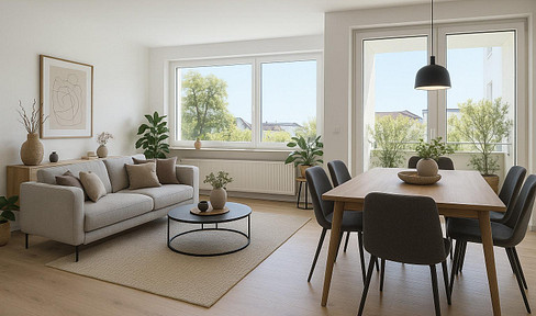 A place for your dreams: Spacious condominium in the heart of Amberg - commission-free