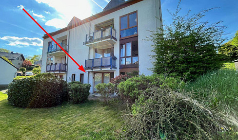 Bright 3-room apartment with terrace & garden in a quiet, high-altitude location in Niederfischbach