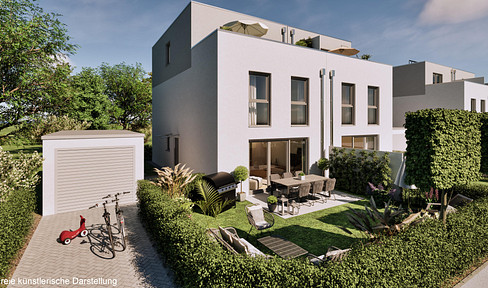 Spacious semi-detached house in green Bockum