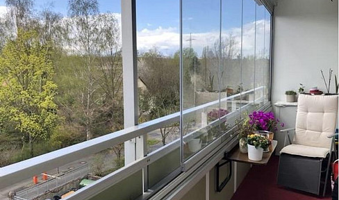 Bright 3-room apartment (rented) with south-facing balcony, Neu-Omsewitz, from private owner (no brokerage fee)