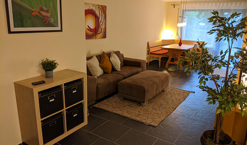 Beautiful 3-room ground floor apartment with large, quiet south-facing terrace from private owner