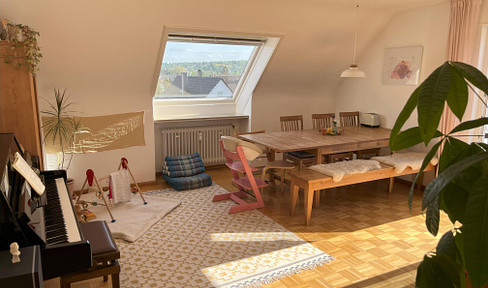 Stgt-Vaihingen: 4 room top floor apartment, for couples, families or student flatshares