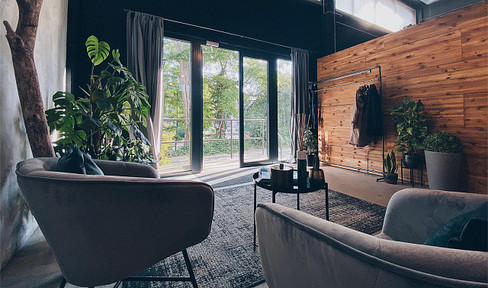 Loft Industrial Büro Showroom All-inkl. Möbel Hafen Düsseldorf