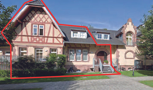 4,5-Zimmer Reihenhauswohnung, saniert, gehoben in zauberhaftem Altbau, direkt am Stadtpark Lahr
