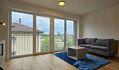 First occupancy: fully furnished 1.5-room apartment with kitchen in the heart of Nuremberg