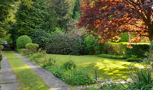 Idyllic location in the countryside and direct S-Bahn connection to Hamburg city center