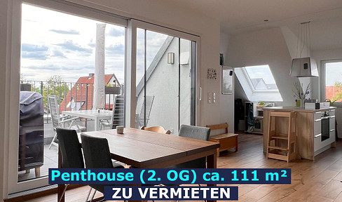 4ZKB Penthouse mit direktem Blick ins Grüne