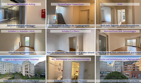 Quiet, central, bright, comfortable, safe and energy-efficient living at the main station with many options