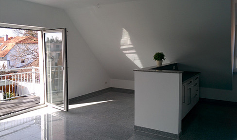 3.5 room attic apartment in Waldtrudering