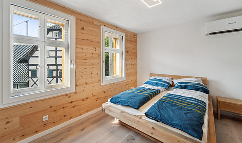 High-quality renovated, fully furnished and fully equipped half-timbered house for 8 people