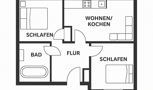 Student flat share near the university