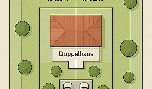 Beautiful building plot for a semi-detached house in Ettenheimweiler