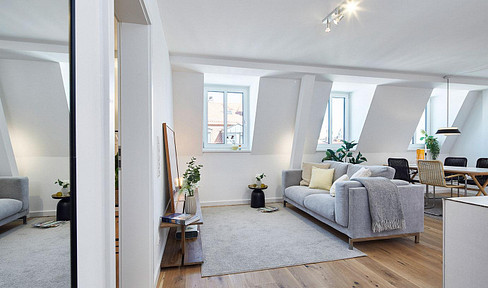 Provisionsfrei: Neubau 3-Zimmerwohnung mit Altbauflair - 5 % AfA und KfW-Förderung