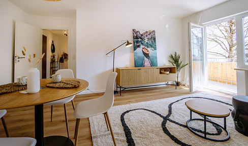Sonnige, frisch renovierte 3-Zimmer Wohnung im Erdgeschoß