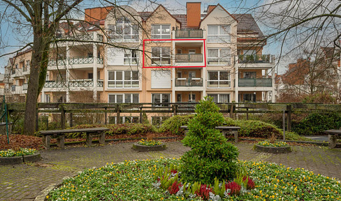 Freistehende 3-Zimmerwohnung mit Kamin und großem Balkon