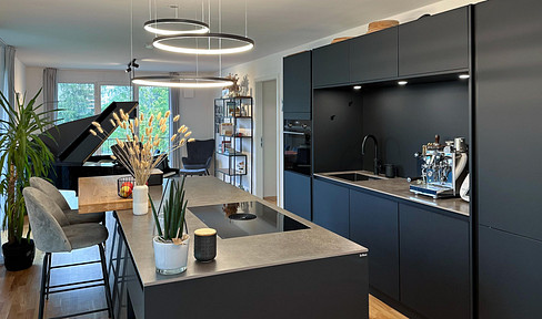 Exclusive home right on the Lech - garden apartment with 3 to 4 rooms and plenty of space