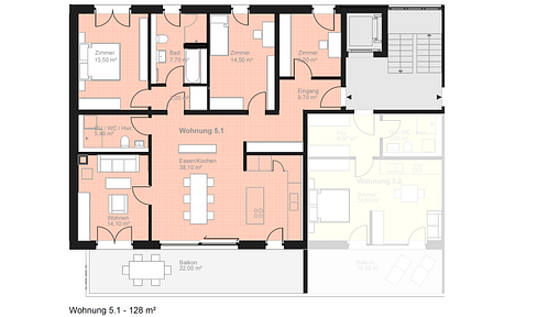 5,5 Zimmer-Wohnung in Konstanz-Paradies