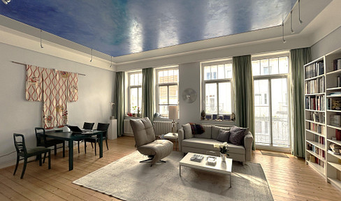 Charming old apartment with balcony in the front west of Kassel