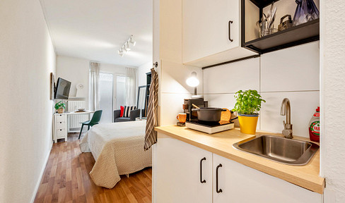 Ready to move in & fully furnished: studio apartment in Mainz | near the university