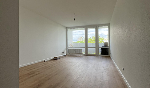 Freshly renovated 1-room apartment with balcony and EBK