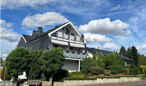 Spacious attic apartment in a good location.