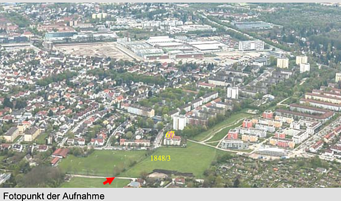 Open space in the Moosanger/Moosach development area.