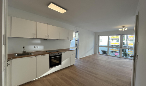 FIRST MOVING IN: New-build apartment with modern fitted kitchen - perfect for city lovers!