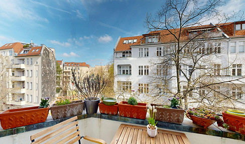 4-room apartment with daylight bathroom & loggia - ideal for families or shared flats