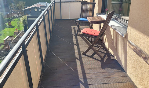 3-room apartment on the 1st floor in Mellendorf with balcony and small garden