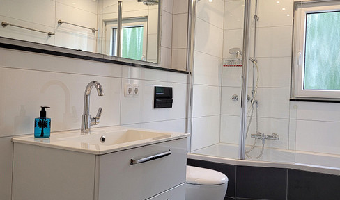 3-room apartment on the 1st floor in Mellendorf with balcony and small garden