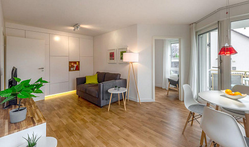 Helle möblierte Wohnung mit Balkon an der ruhigen Martinshöhe | Bruttorendite 6,3%