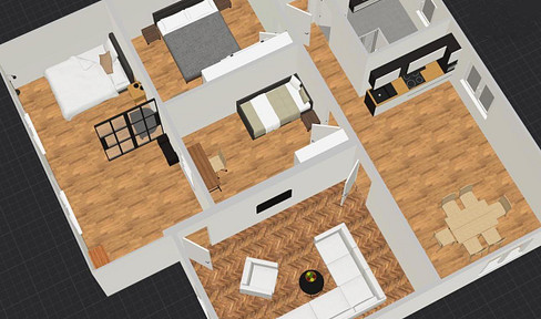 Erstbezug gehobene Erdgeschosswohnung, 5 Zimmer, 115qm2 im Raum Tuttlingen, EEK A+