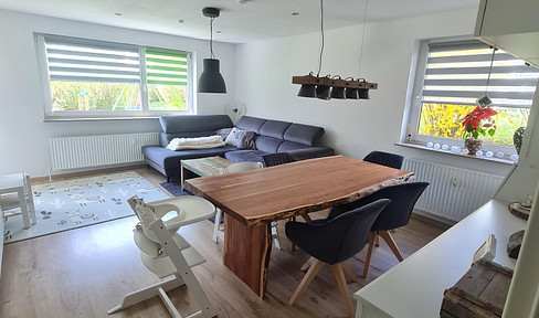 Charming 3-room basement apartment with terrace