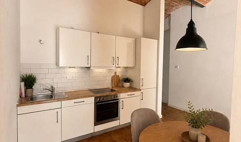 Historic loft apartment in the Sternecker Brewery | Suitable for singles, couples, or as a 3-bedroom shared apartment.