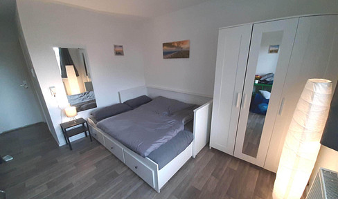 Saniertes und möbliertes 1-Zimmer Apartment mit EBK und Balkon in Mannheim Neckarau