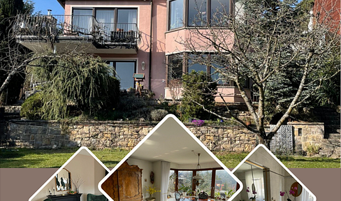 Two-family house in top location with building plot