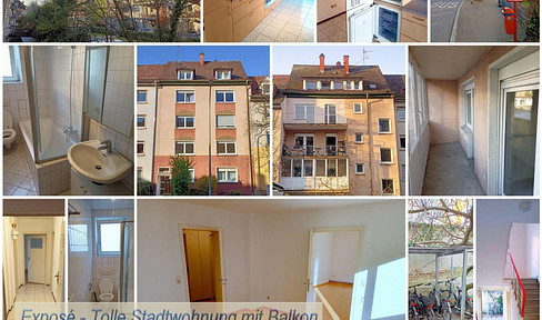 ***  Tolle 3‑Zimmer-Wohnung mit Balkon, im 1. OG, bezugsfrei, von Privat  ***
