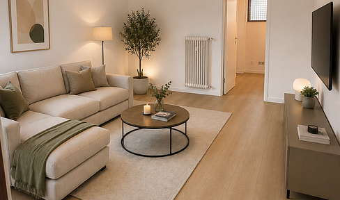2-room apartment on the edge of the forest, brand new after renovation.