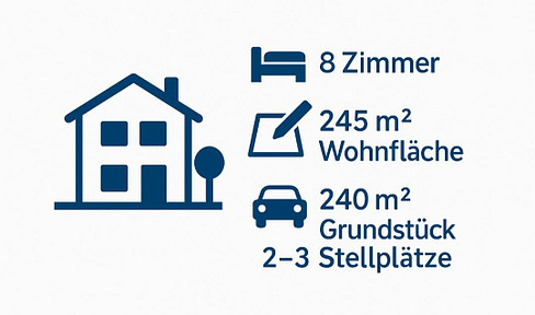 Freistehendes Wohnhaus mit vielseitiger Nutzung
