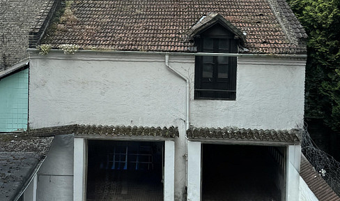 Doppel Garage - kleine Halle - mit zusätzlicher Lagerfläche