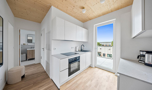 Bezugsfrei ab 01.06.25 - Luxuriöses Penthouse im Herzen der Stadt – 1 Zimmer, pure Eleganz! - Nr. 55