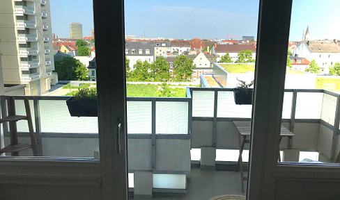 City-View-Apartment möbliert - direkt an der Theresienwiese !!BESTLAGE!!