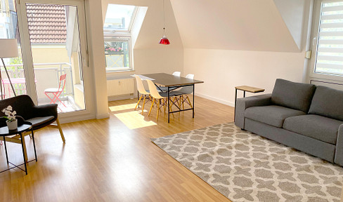 Helle möblierte 2-Zi-Wohnung im grünen Wiederitsch